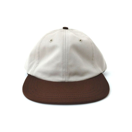 COOPERSTOWN BALL CAP / STONE×BROWN /3 INCH BASEBALL CAP / HARD / MADE IN USA