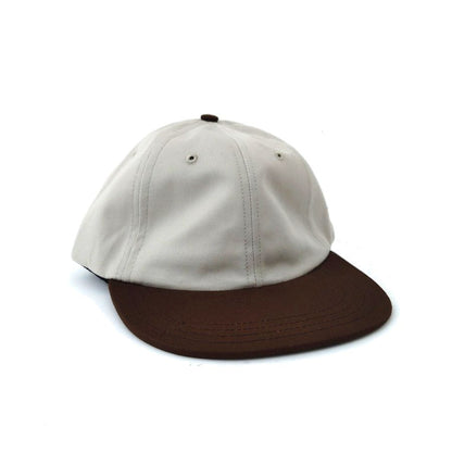 COOPERSTOWN BALL CAP / STONE×BROWN /3 INCH BASEBALL CAP / HARD / MADE IN USA