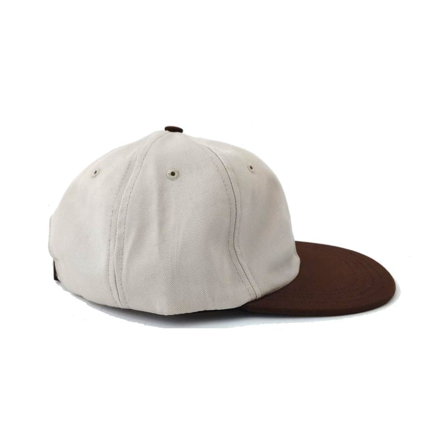COOPERSTOWN BALL CAP / STONE×BROWN /3 INCH BASEBALL CAP / HARD / MADE IN USA
