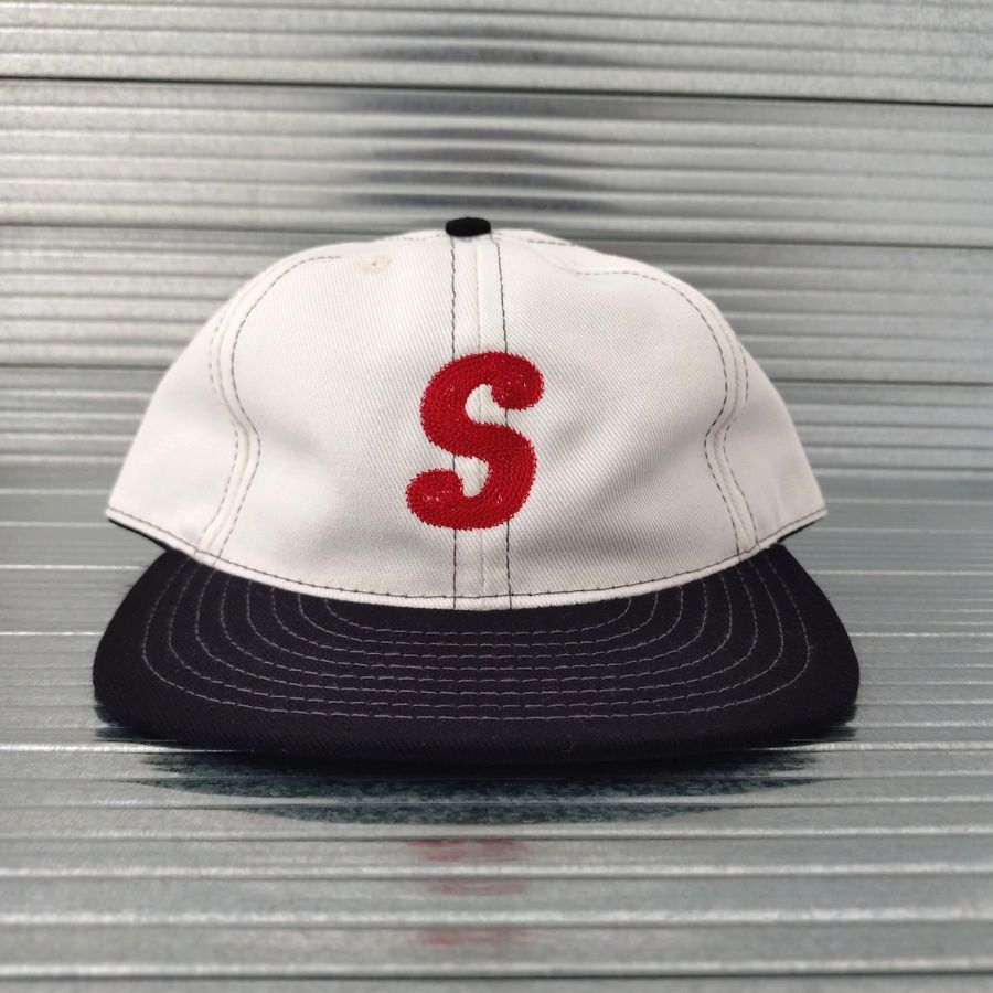 COOPERSTOWN BALL CAP / 2-TONE BASEBALL CAP / STITCH / WHITE×BLACK / ORGINAL S / SNAP / MADE IN USA