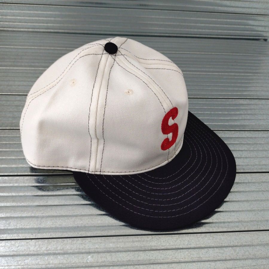 COOPERSTOWN BALL CAP / 2-TONE BASEBALL CAP / STITCH / WHITE×BLACK / ORGINAL S / SNAP / MADE IN USA