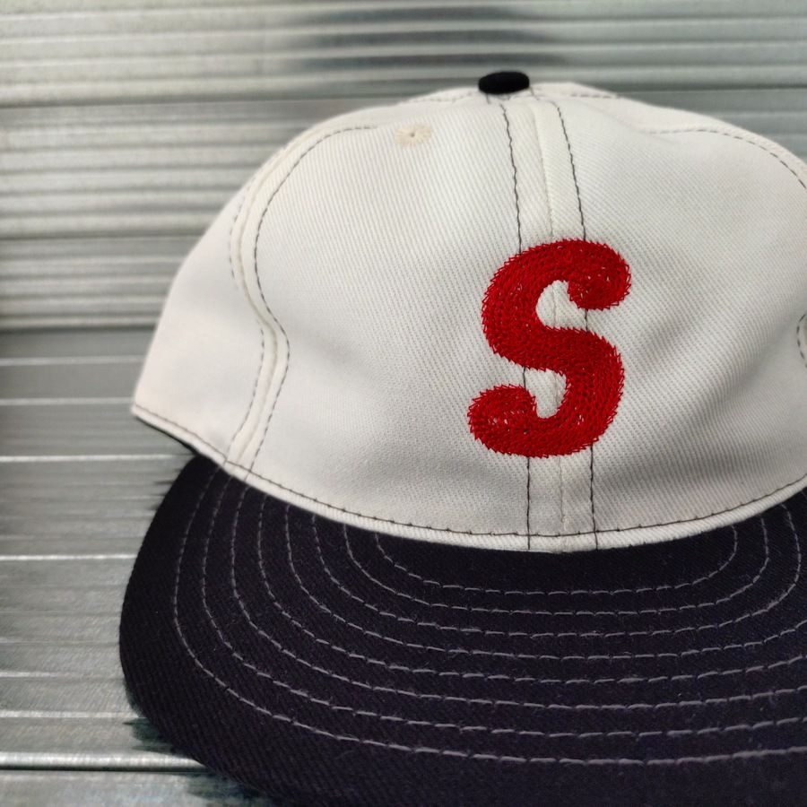 COOPERSTOWN BALL CAP / 2-TONE BASEBALL CAP / STITCH / WHITE×BLACK / ORGINAL S / SNAP / MADE IN USA