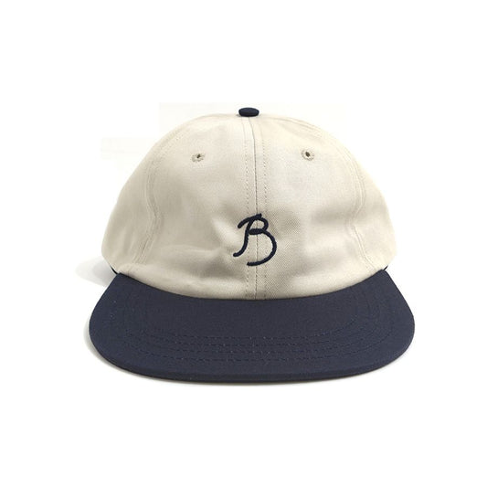 COOPERSTOWN BALL CAP / 1915 BROOKLYN TIP TOPS  / STONE×NAVY / SMALL LOGO(30mm) / SPECIAL ORDER COLOR / MADE IN USA