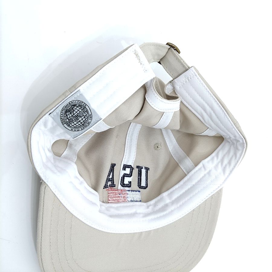 COOPERSTOWN BALL CAP /  STARS AND STRIPES( USA LOGO) 3COLOR / MADE IN USA