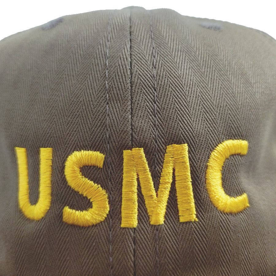 COOPERSTOWN BALL CAP / USMC / VIEENA HERRING BORN / 9oz / 3COLOR / SOFT VISOR / D-RING / MADE IN USA