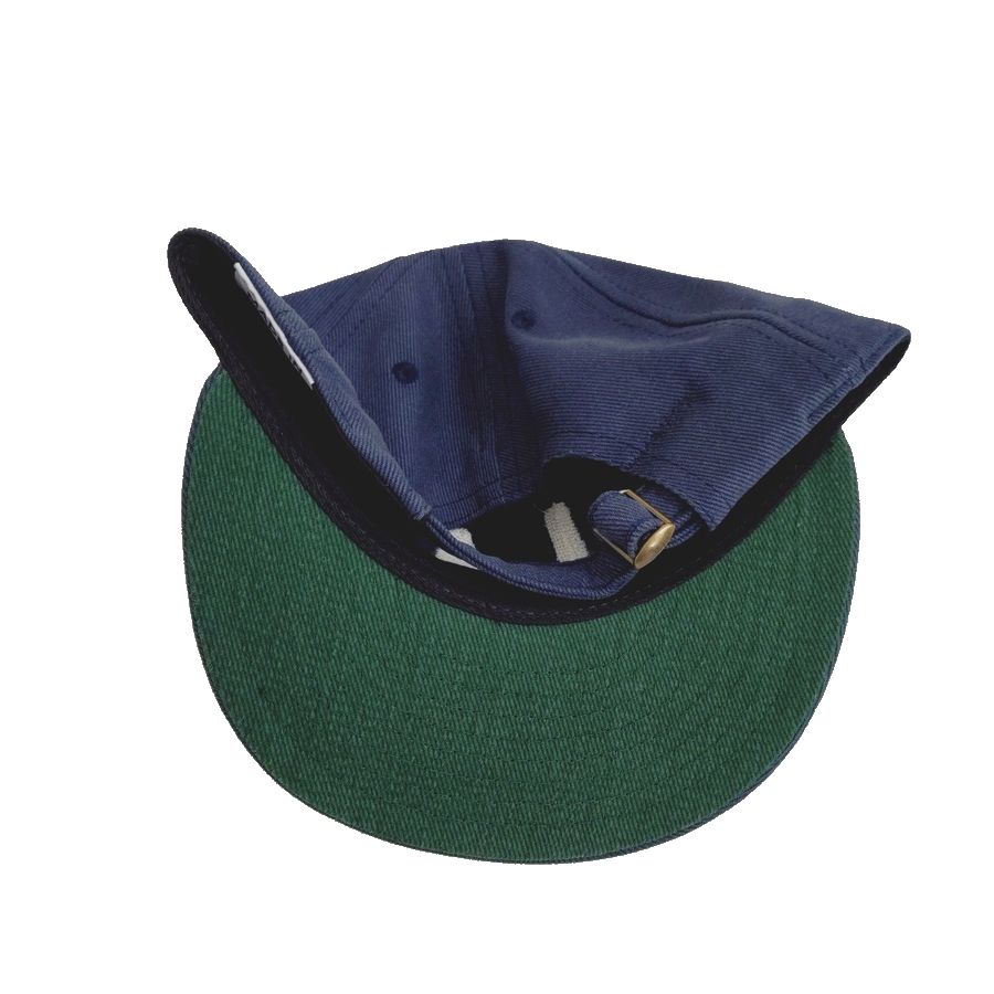 COOPERSTOWN BALL CAP / USMC / BEEFY BRUSHED BULL DENIM CAP / NAVY/ 12OZ / MADE IN USA