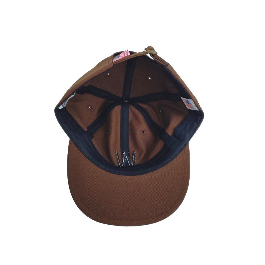 COOPERSTOWN BALL CAP / 1926 WASHINGTON SENATORS / BROWN (Black Embroidery) SPECIAL ORDER COLOR /  MADE IN USA