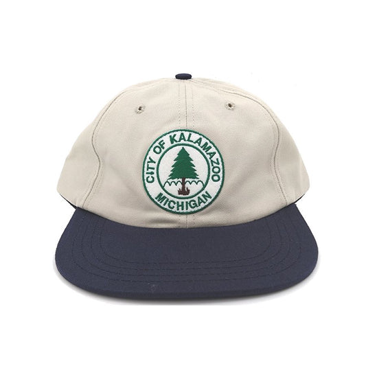 COOPERSTOWN BALL CAP / 1949 KALAMAZOO LASSIES / STONE×NAVY【SPECIAL ORDER COLOR】MADE IN USA