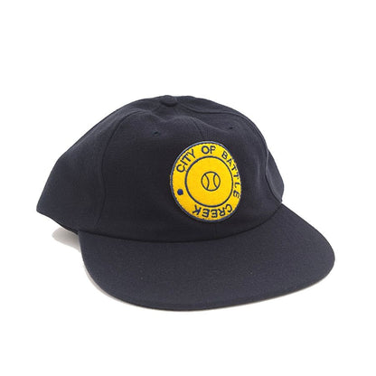 COOPERSTOWN BALL CAP / 1946 BATTLE CREEK BELLES / WOOLSAGE / 2COLOR / PATCH /  SNAP / MADE IN USA