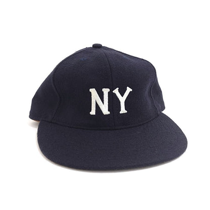 COOPERSTOWN BALL CAP / 1936 NEWYORK BLACK YANKEES  / NAVY / WOOL FLANNEL / LEATHER STRAP / MADE IN USA