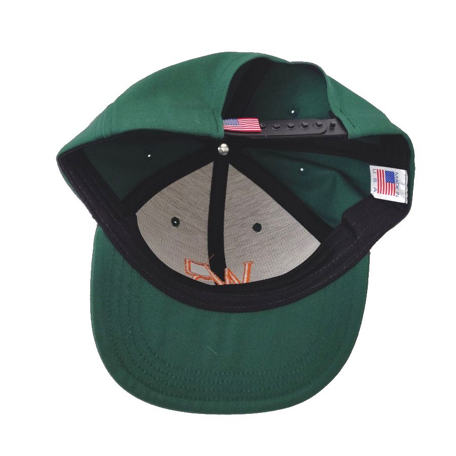 COOPERSTOWN BALL CAP / 1940 WISCONSIN RAPIDS WHITE SOX / HIGH-CROWN / GREEN / SNAP / MADE IN USA