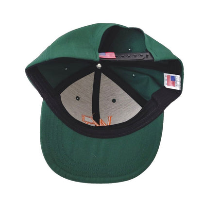 COOPERSTOWN BALL CAP / 1940 WISCONSIN RAPIDS WHITE SOX / HIGH-CROWN / GREEN / SNAP / MADE IN USA