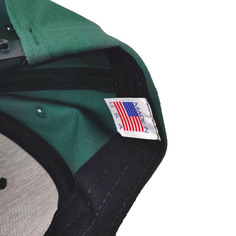 COOPERSTOWN BALL CAP / The City Of Newyork / HIGH-CROWN / GREEN / SNAP / MADE IN USA
