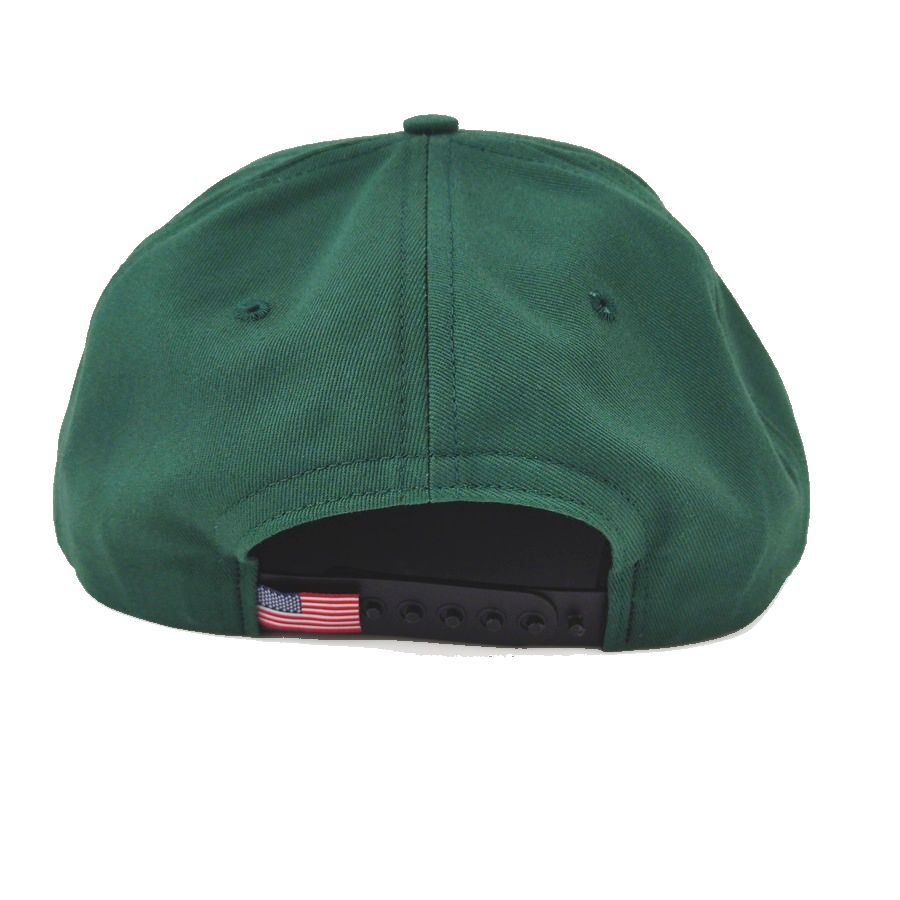 COOPERSTOWN BALL CAP / 1940 WISCONSIN RAPIDS WHITE SOX / HIGH-CROWN / GREEN / SNAP / MADE IN USA